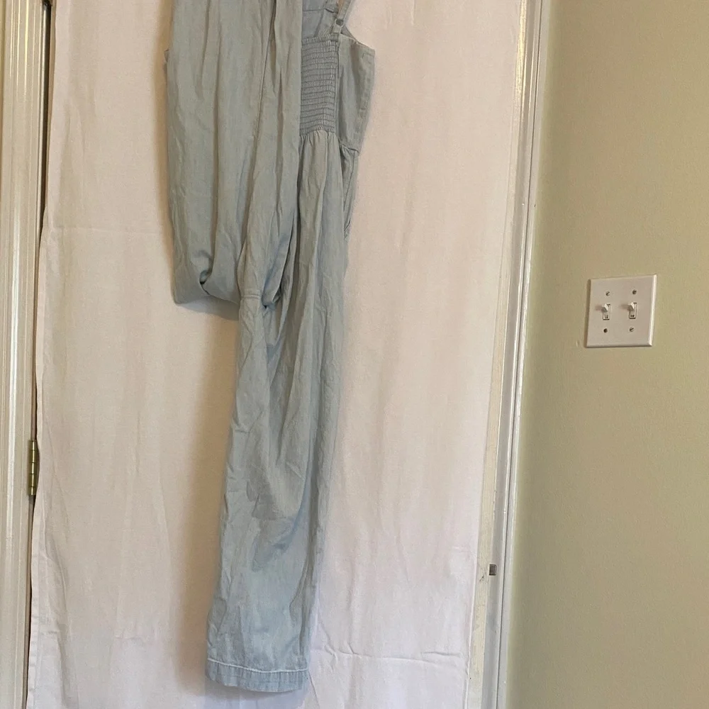Old Navy Light Blue Denim Jumpsuit - Picture 5 of 5